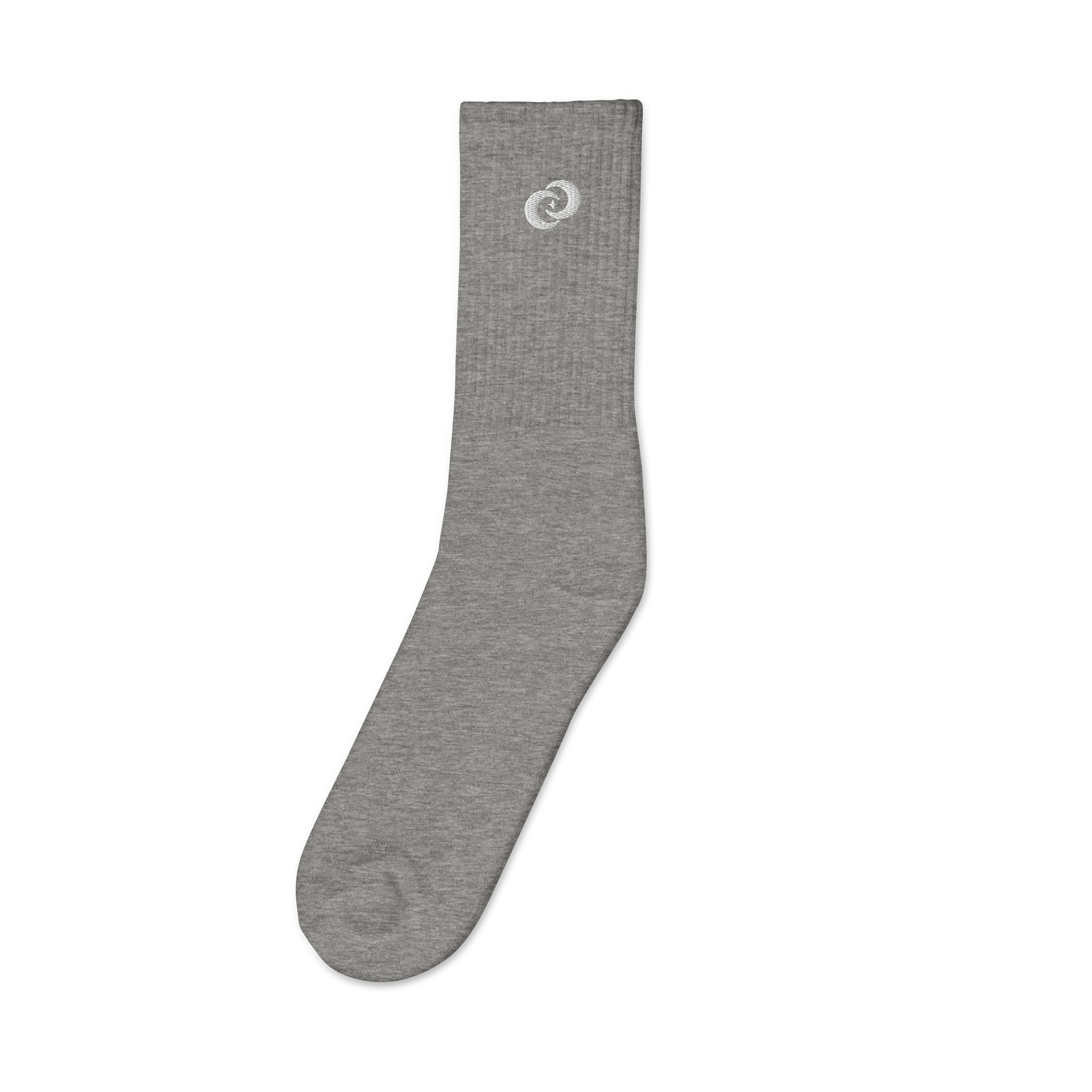 Interlinked Comfort Crew Socks – Lustrous Moon product image (3)
