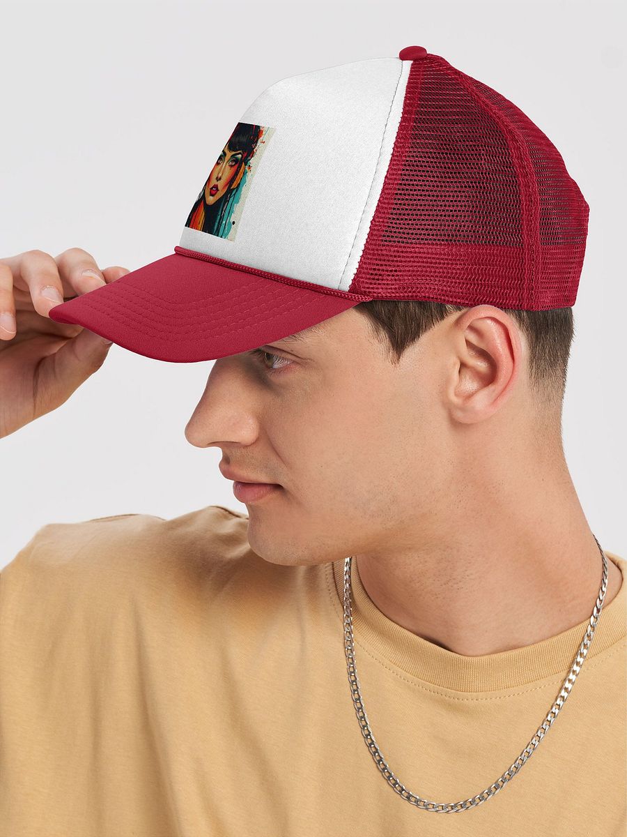 Colorful Beats Foam Trucker Hat product image (7)