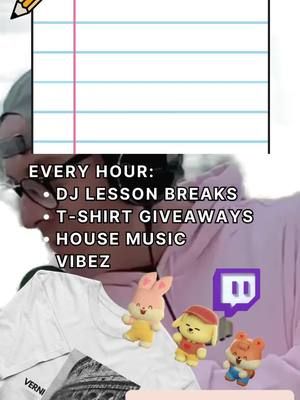 Every Sunday I play themed sets on twitch at 4 PM central European time and 10 AM Eastern standard time.  Come hang out with us! link in bio. 