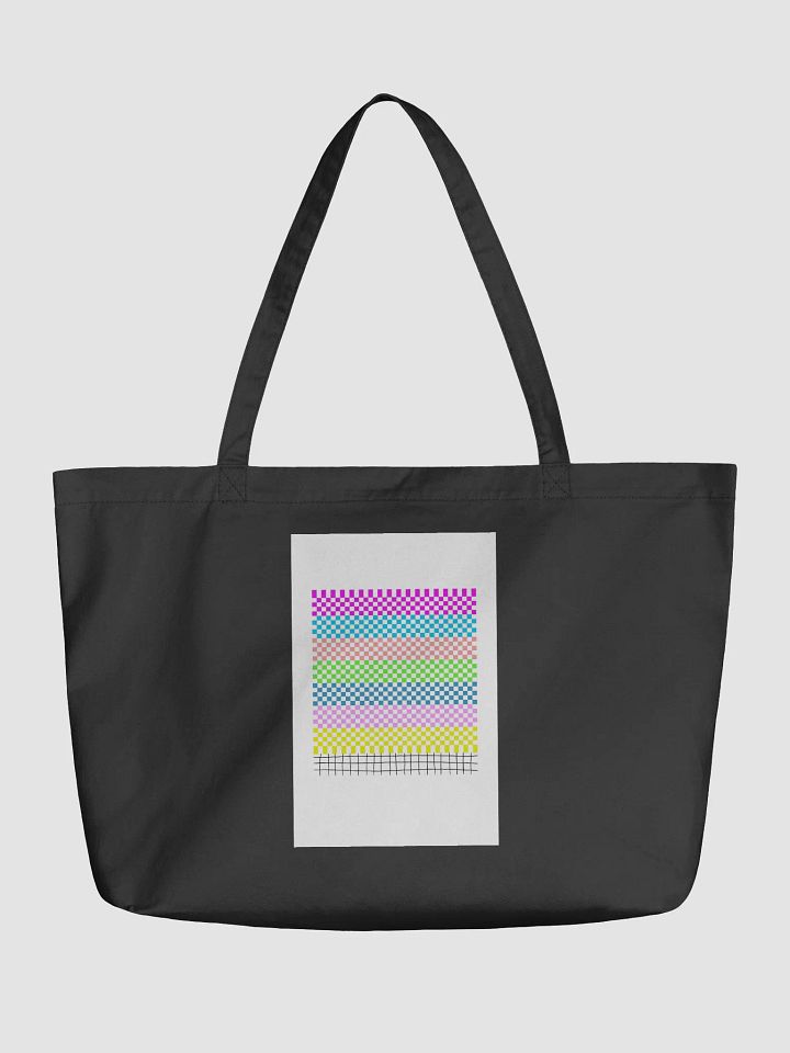 Colorful Checkered Organic Tote product image (2)