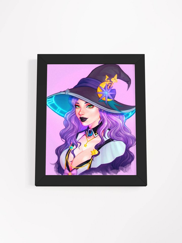 "Space Witch Beauty" StarfireEspo Framed Matte Poster product image (1)