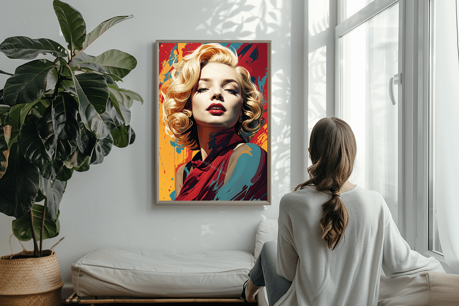 Monroe's Abstract Elegance: A Limited Edition Digital Art Piece product image (3)
