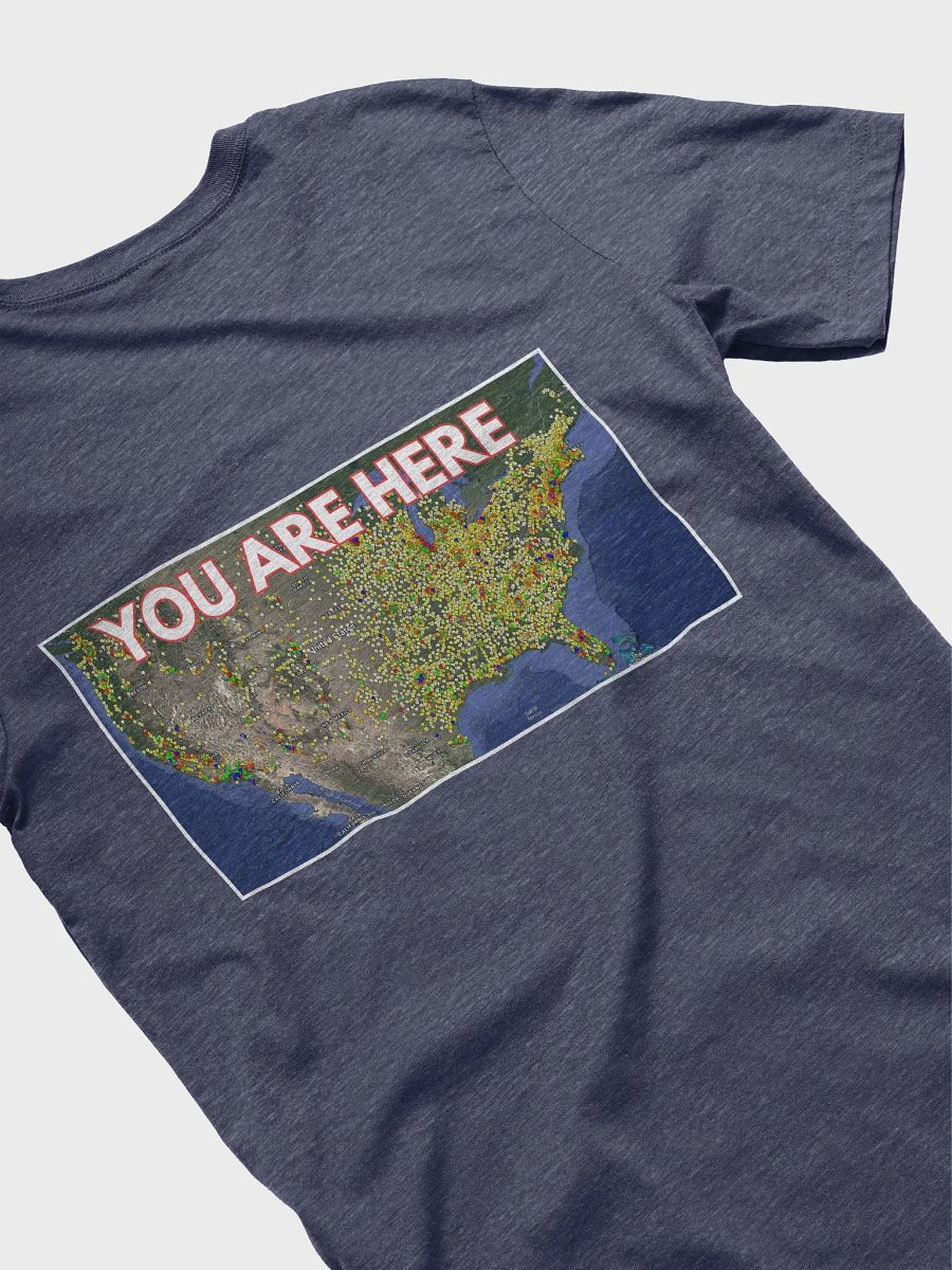 hugequiz US "You Are Here" T-Shirt product image (24)