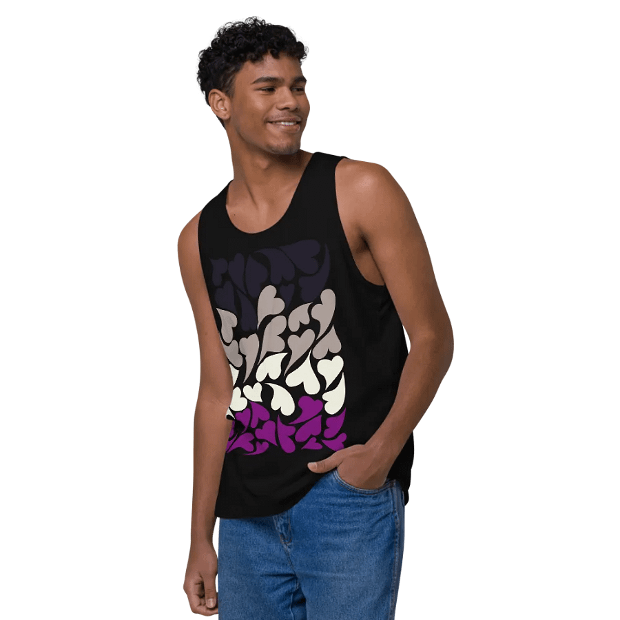 Nestled PRIDE Asexual Tank Top product image (11)