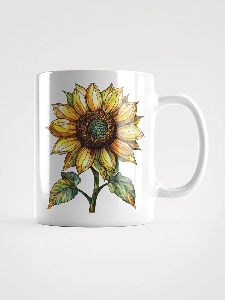Stained Glass Sunflower Mug product image (2)
