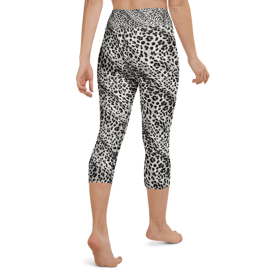 Grey Leopard Capri Leggings product image (3)