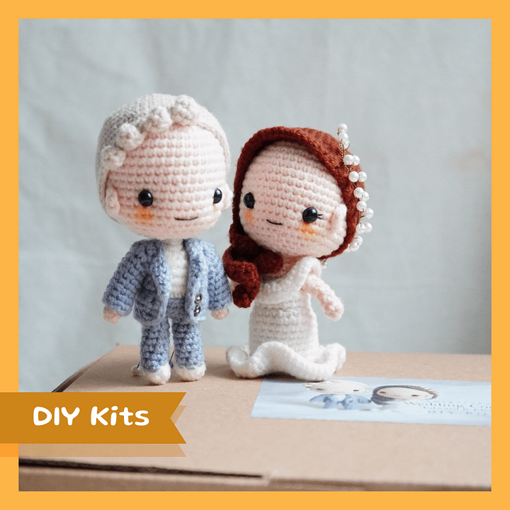 Wedding Couple - DIY Crochet Kits product image (1)