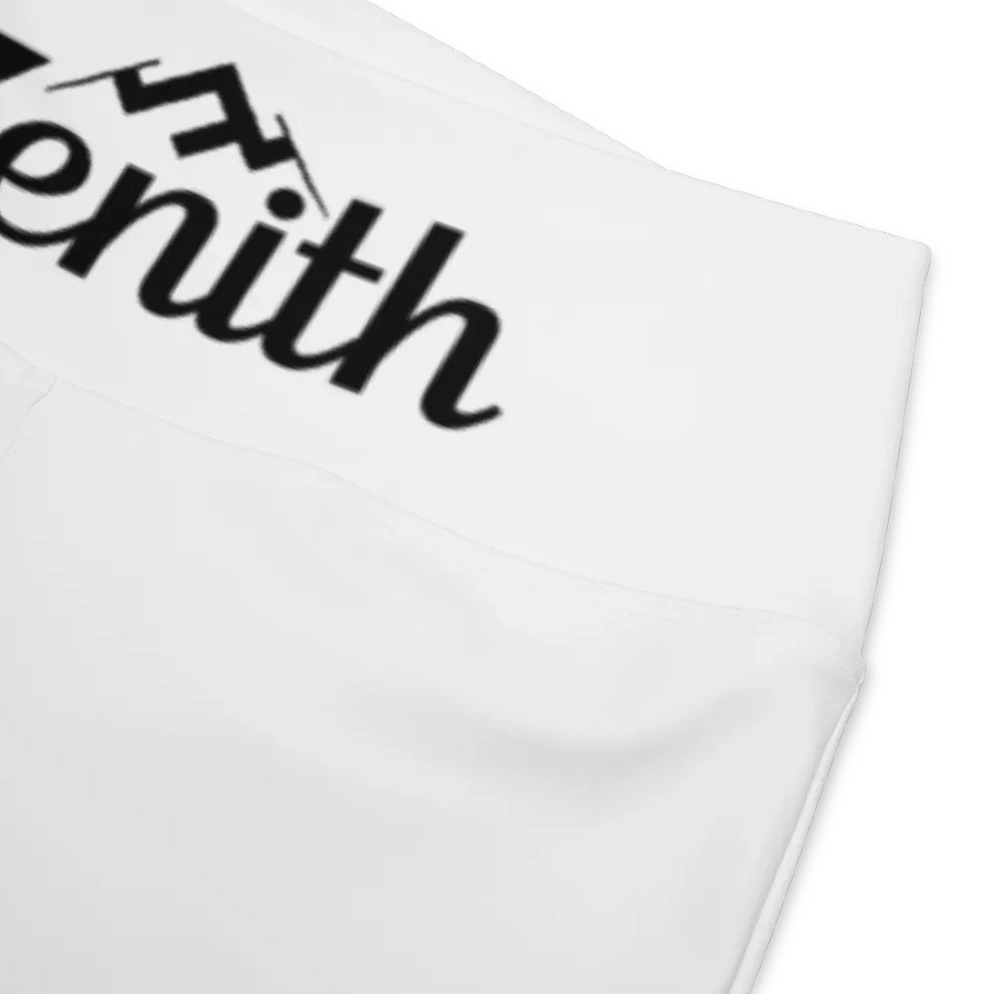 Zenith Women's High-Waisted Flare Leggings with UPF 50+ and Recycled Fabric - White product image (9)