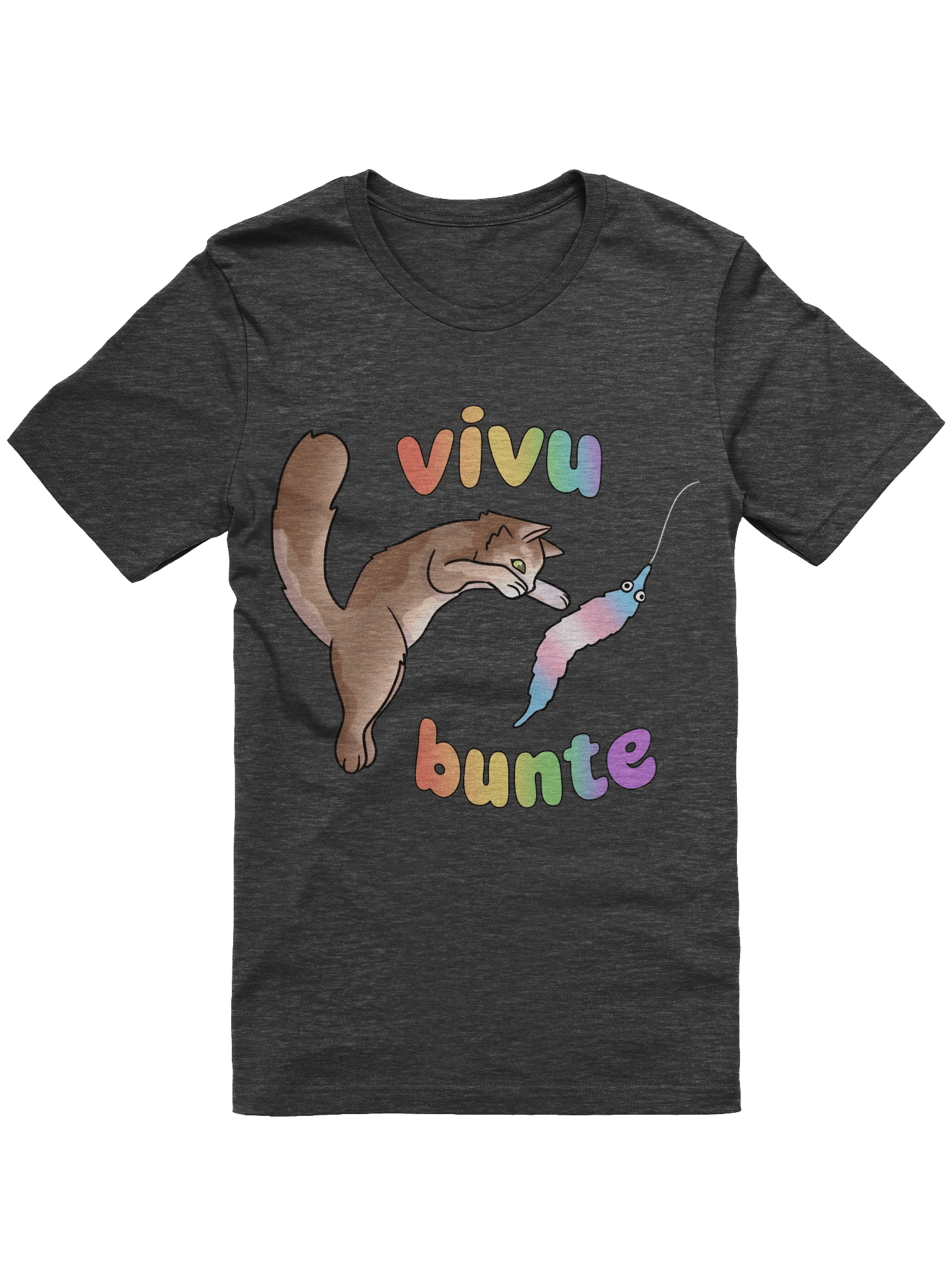 Vivu Bunte Transgenra T-Ĉemizo product image (1)