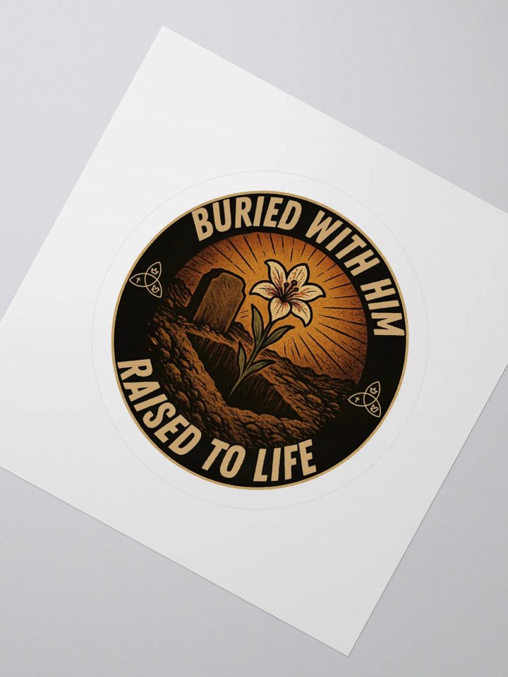 Raised to Life sticker product image (5)