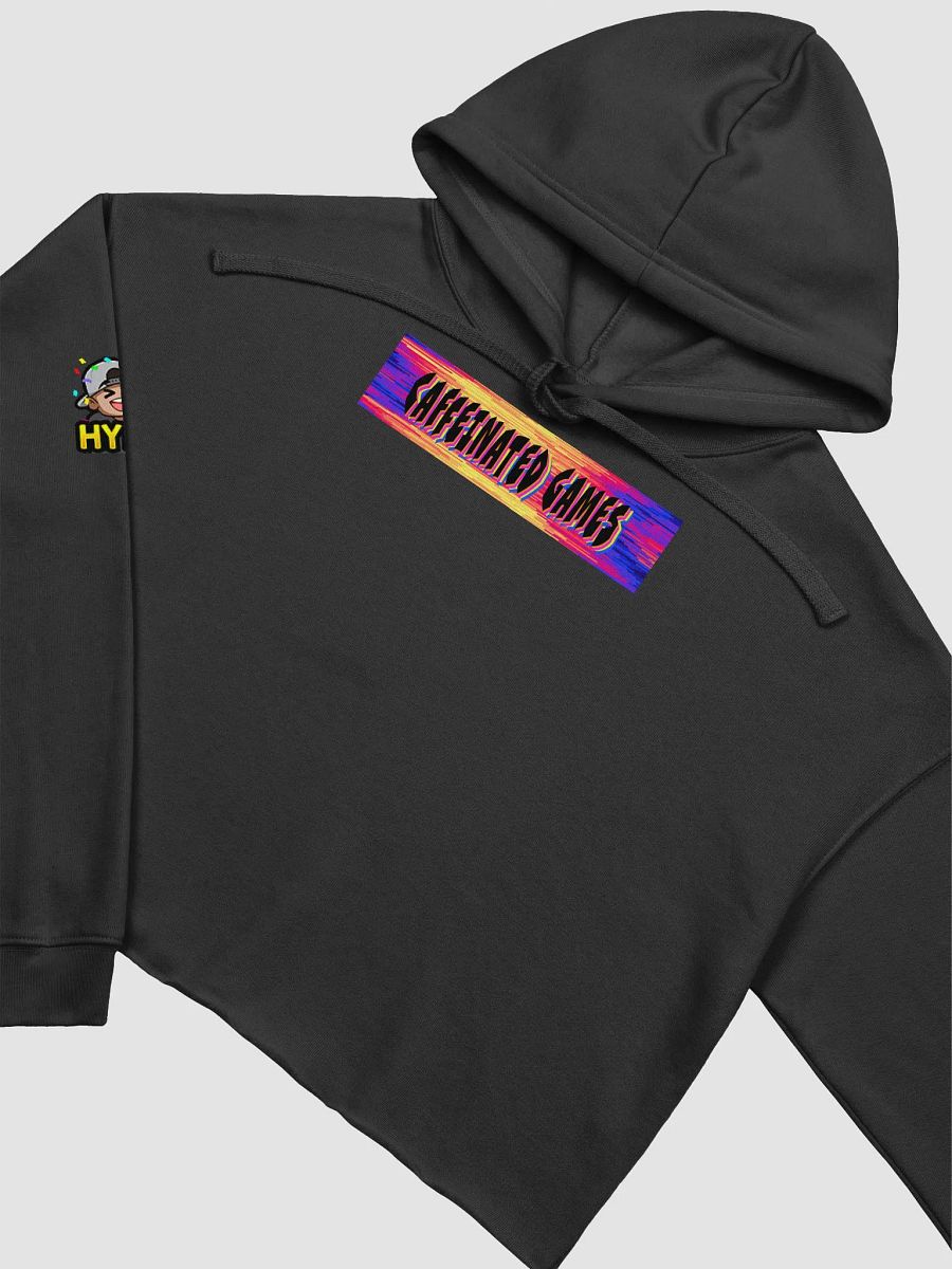 Caffeinated Games Crop Hoodie product image (3)