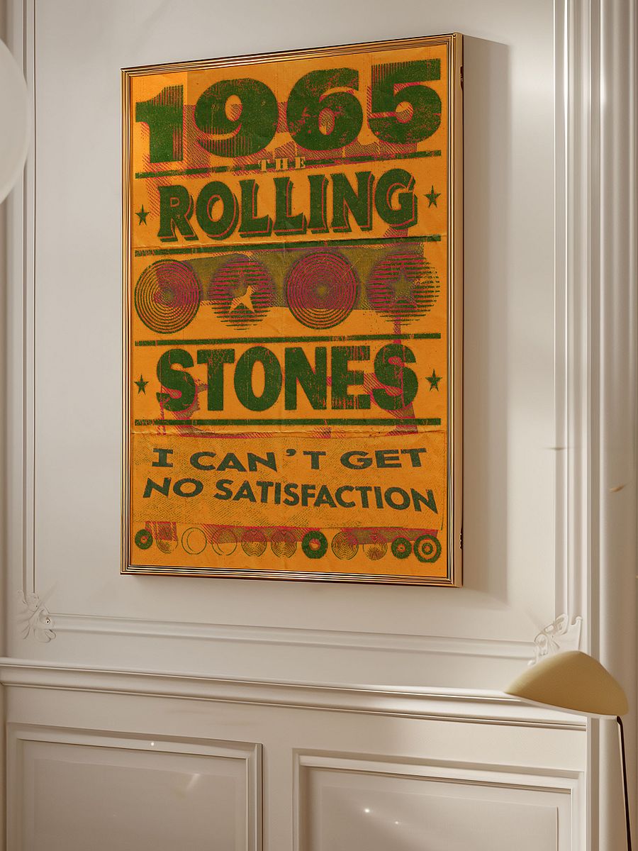 The Rolling Stones 1965 Tribute Poster | Vintage Rock Print | Retro Concert Art | Classic Music Decor | Timeless Tour Artwork product image (6)