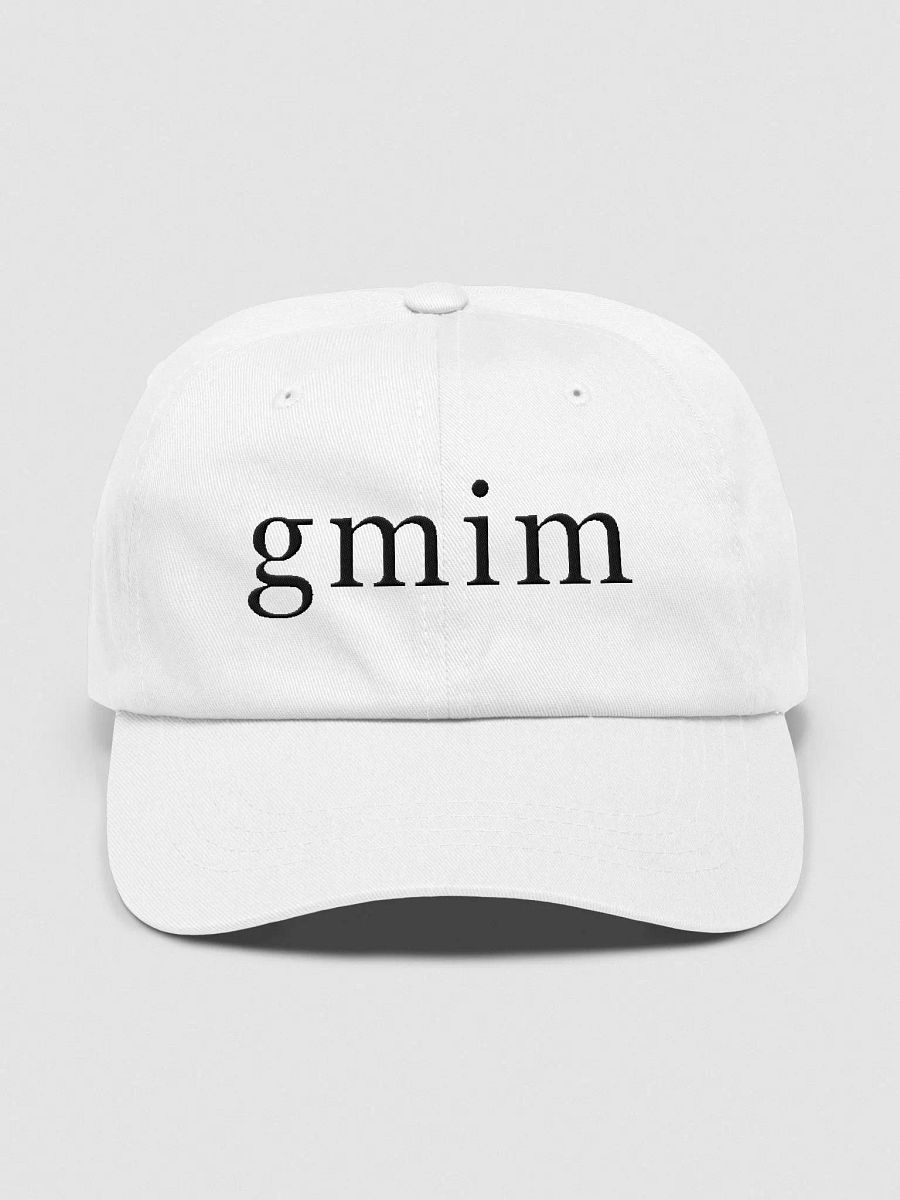 gmim hat (black text) product image (1)