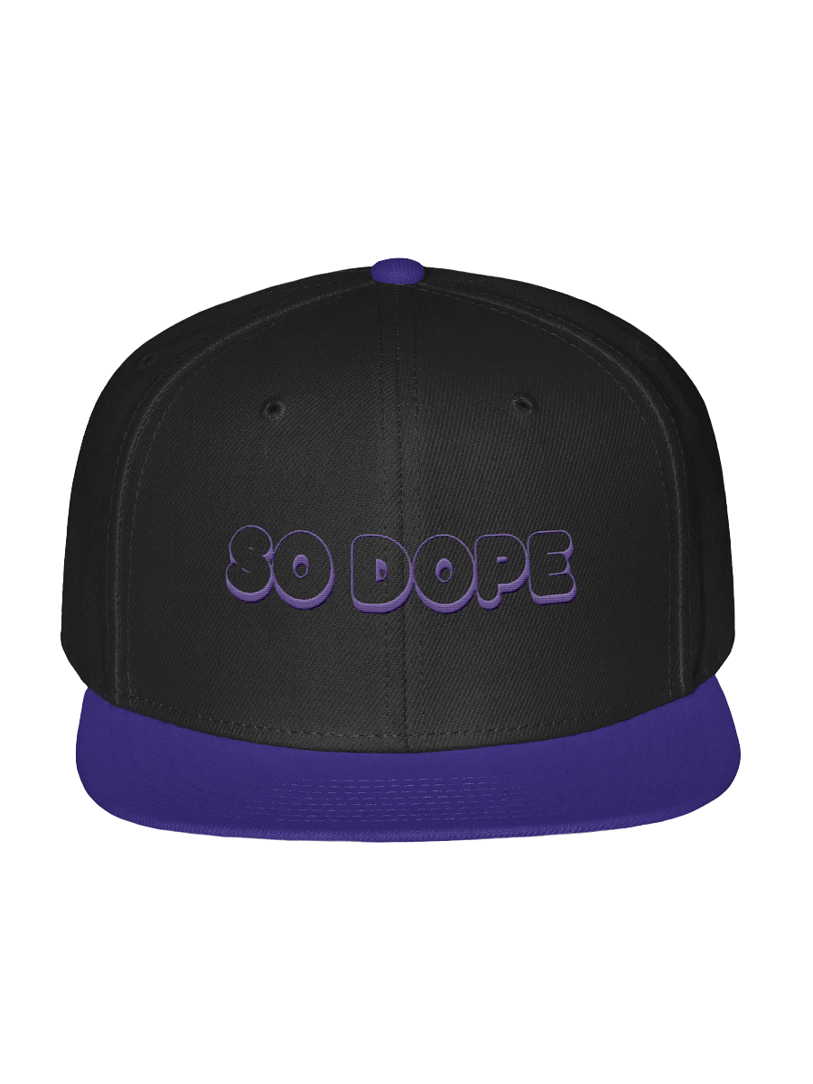SO DOPE (Black & Purple) SNAPBACK product image (1)