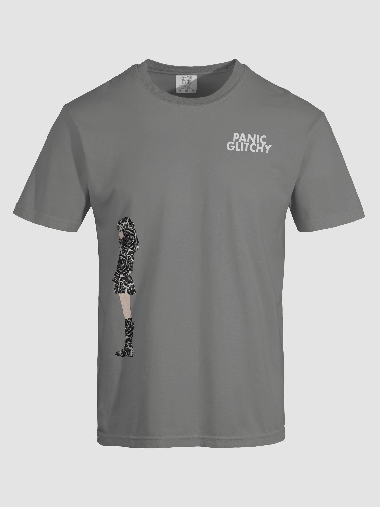 Patterned Black Rose Tee product image (7)