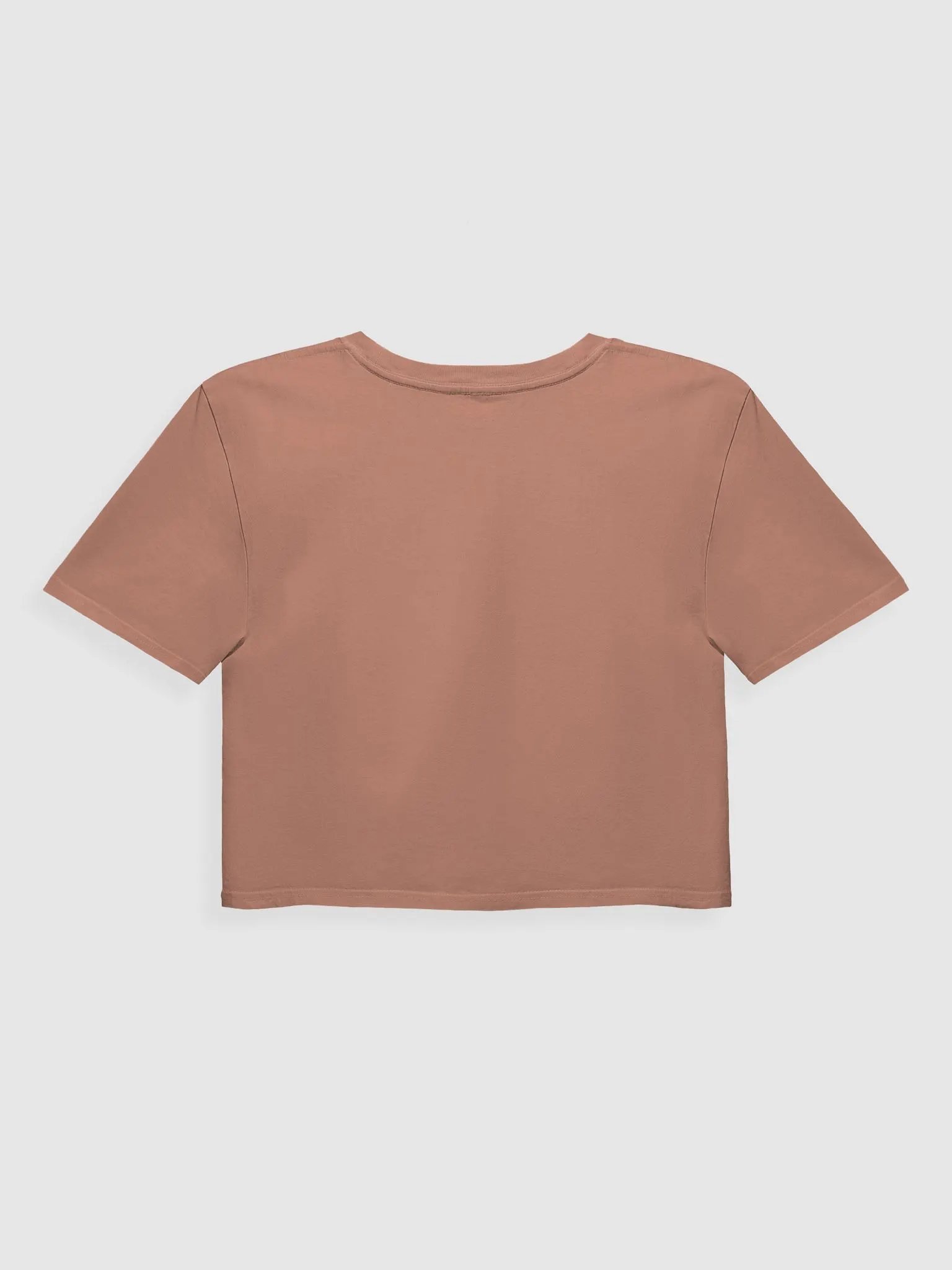 admittedly difficult (#440E00) printed cotton crop top product image (18)