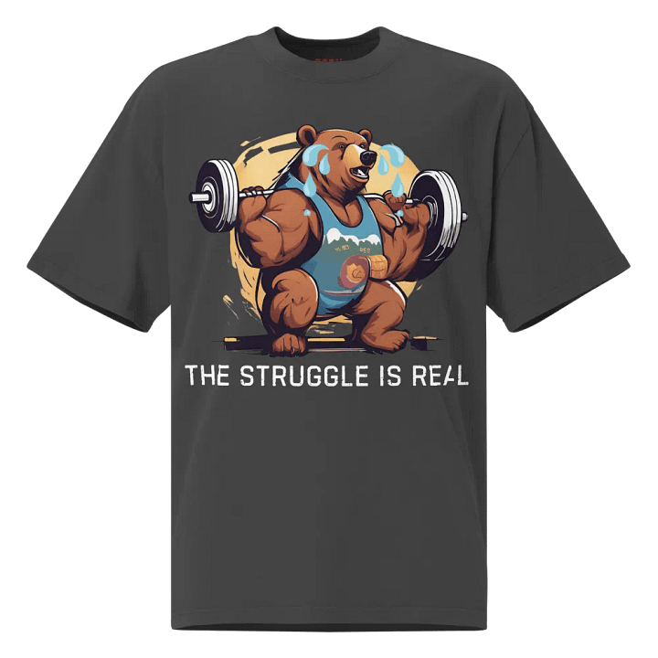 The struggle is real unisex faded T-shirt product image (13)