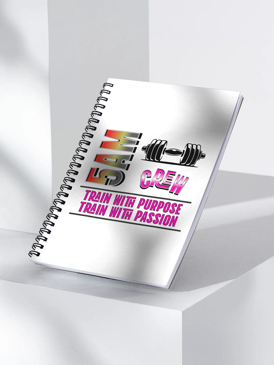 5AM Crew Weightlifting Dumbbell Crew Spiral Notebook product image (3)