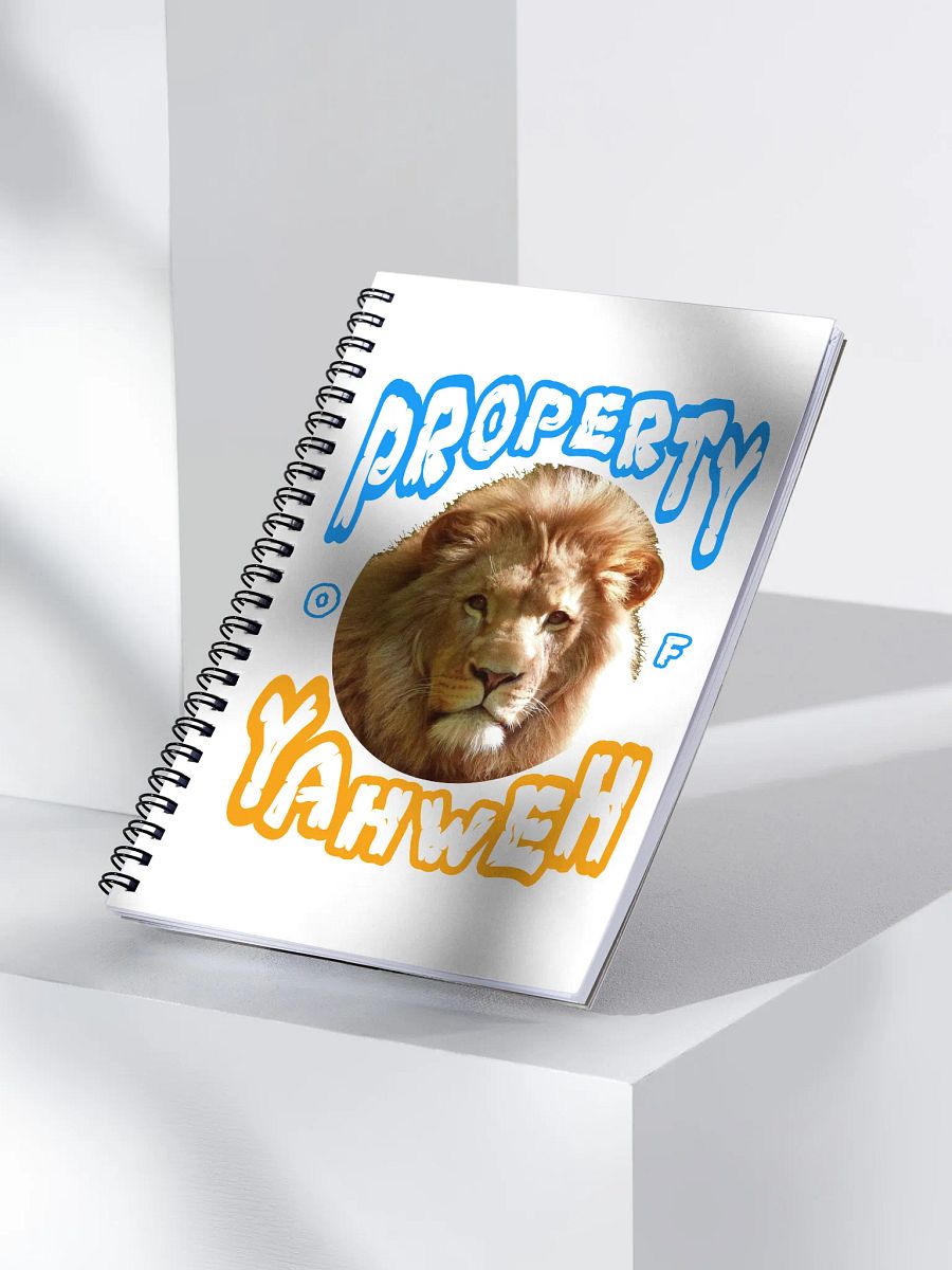 Divine Lion Spiral Notebook product image (3)
