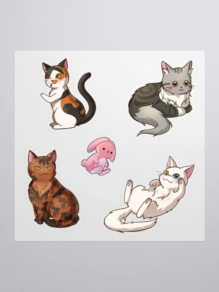 Four Cats Stickers product image (1)