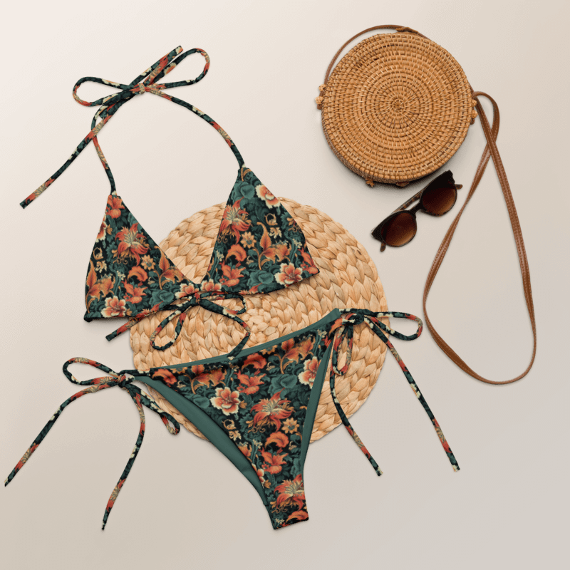 Sunset Flowers | Recycled String Bikini product image (9)