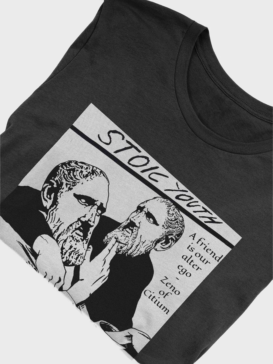 Stoic Youth Zeno of Citium quote Bella+Canvas Supersoft T-Shirt product image (5)