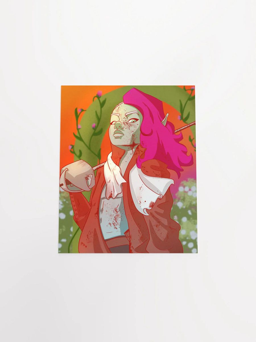 Blood Amongst Flowers Print product image (4)