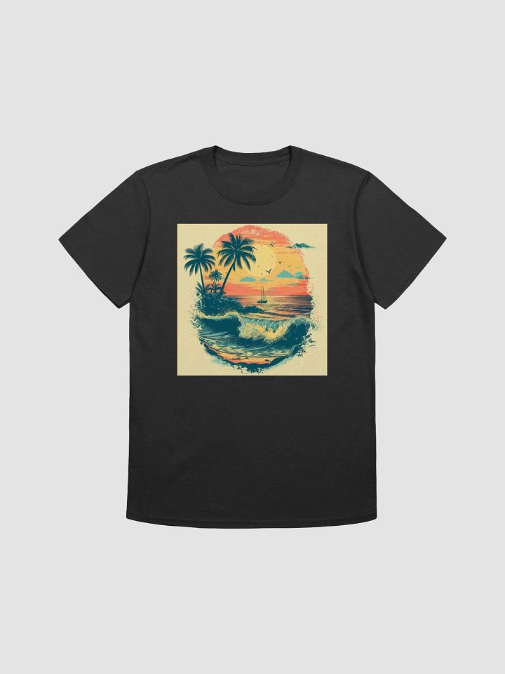 Tropical Sunset Paradise T-Shirt, Summer Collection #001 product image (3)