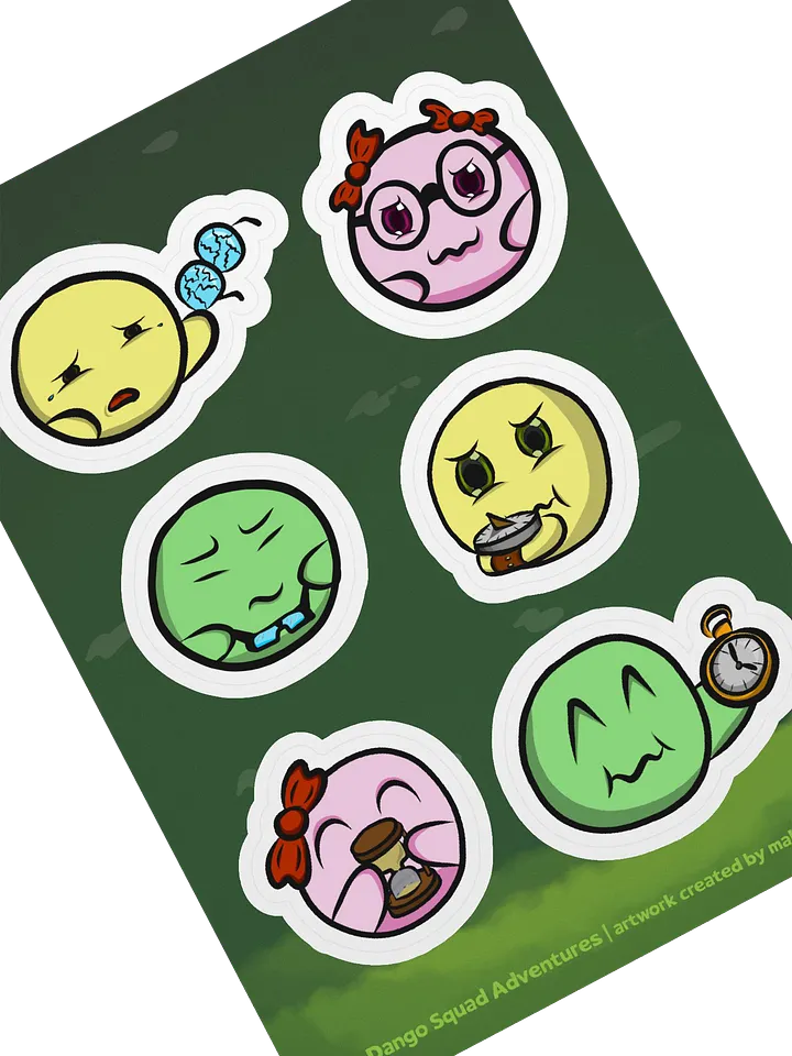 Dango Blind & Time Set - Kiss Cut Sticker Sheet product image (2)