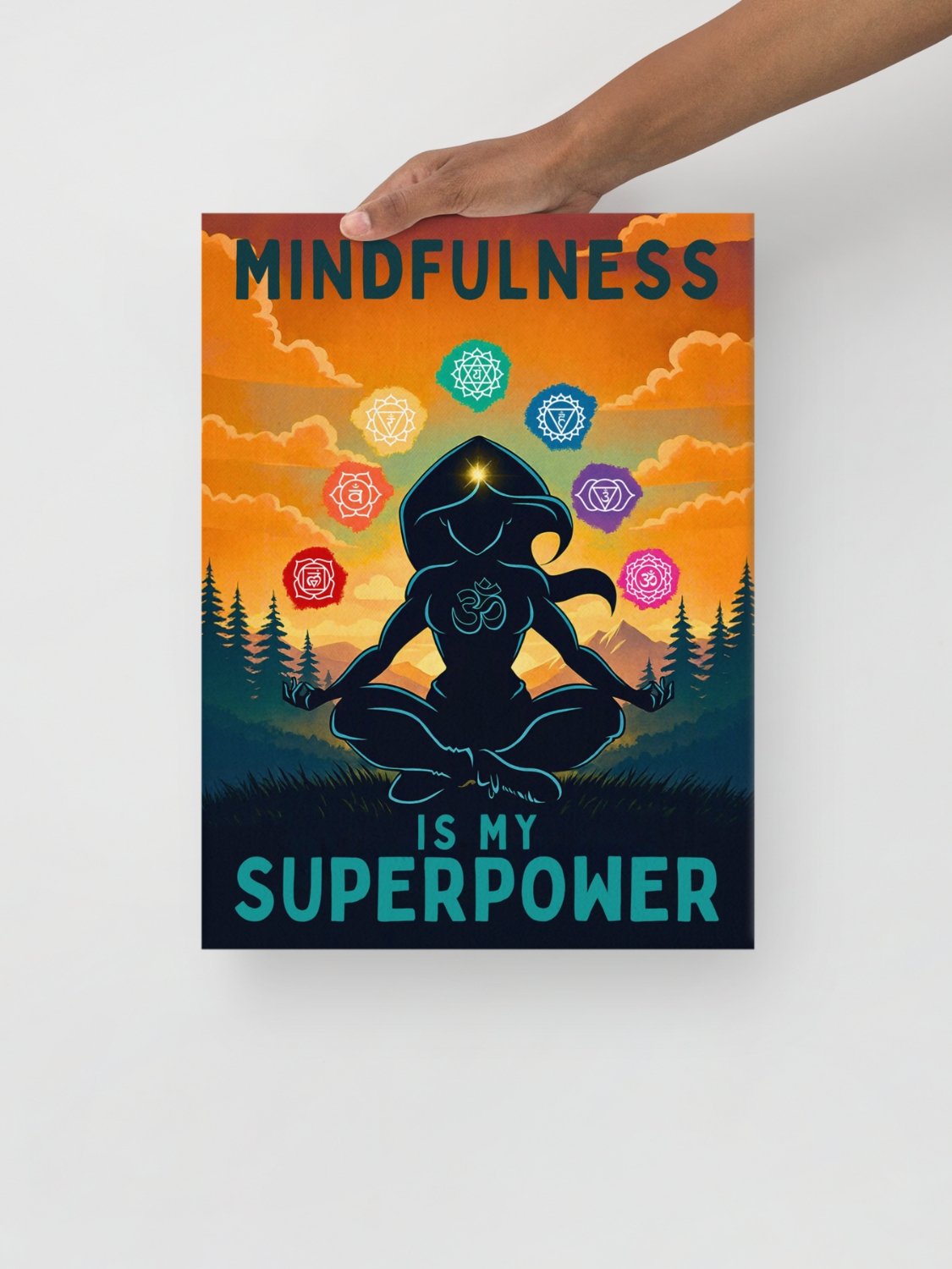 Mindfulness Is My Superpower Canvas Wall Art product image (5)