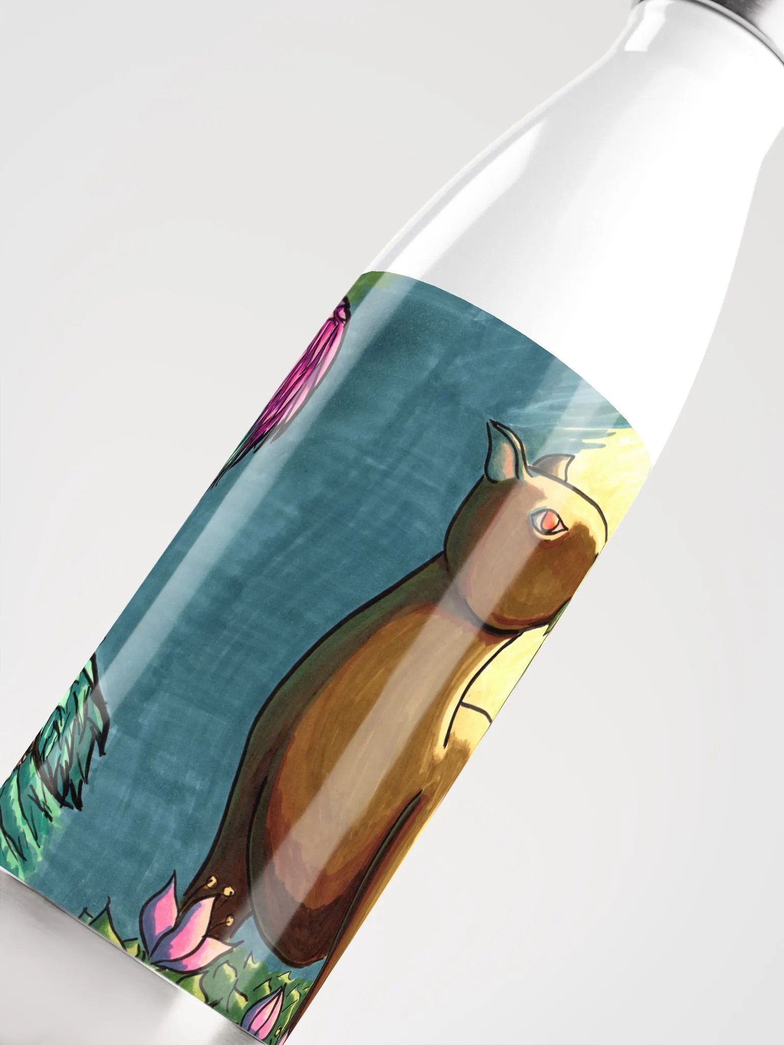Fantasy Creatures Stainless Steel Water Bottle product image (5)