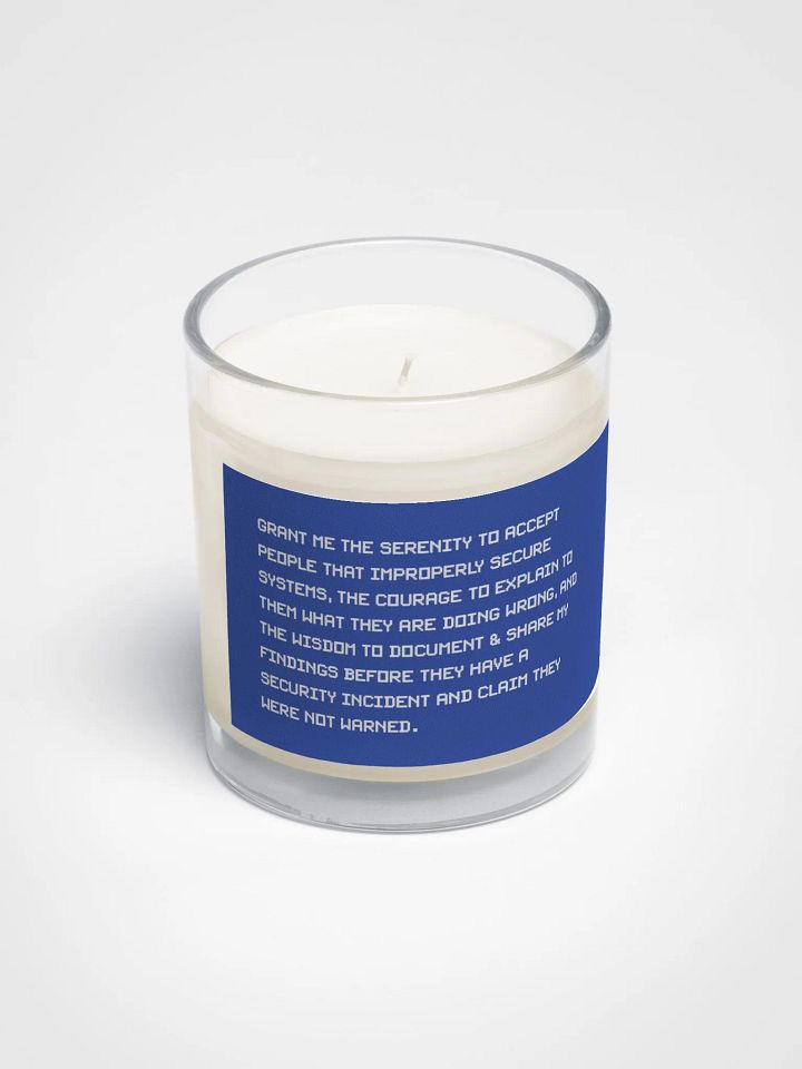 Serenity Candle - Blue & White product image (2)