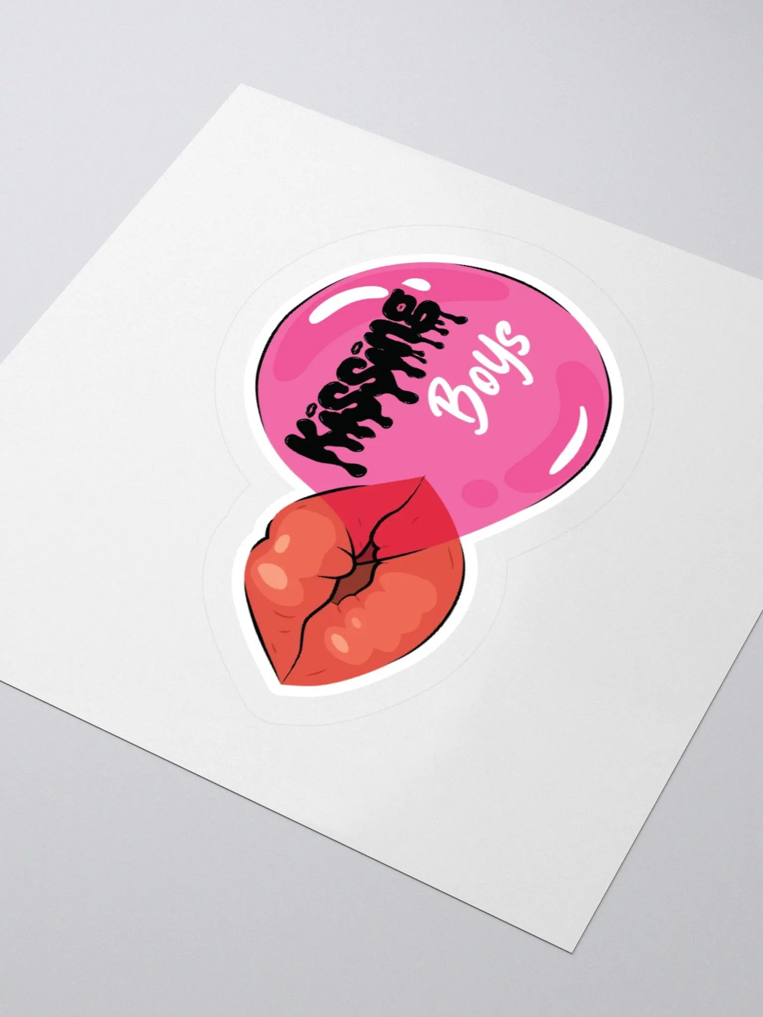 💋 Kissing Boys Bubblegum Sticker 💋 product image (10)