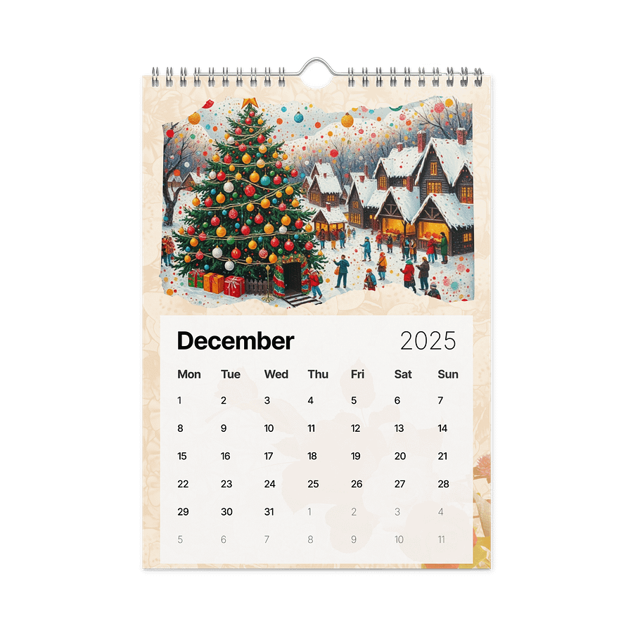 FOLK ART WALL CALENDAR 2026 product image (4)