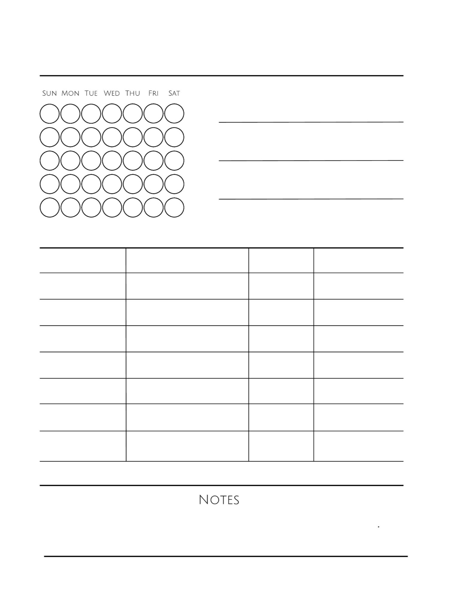 Undated Minimal Business Planner product image (2)
