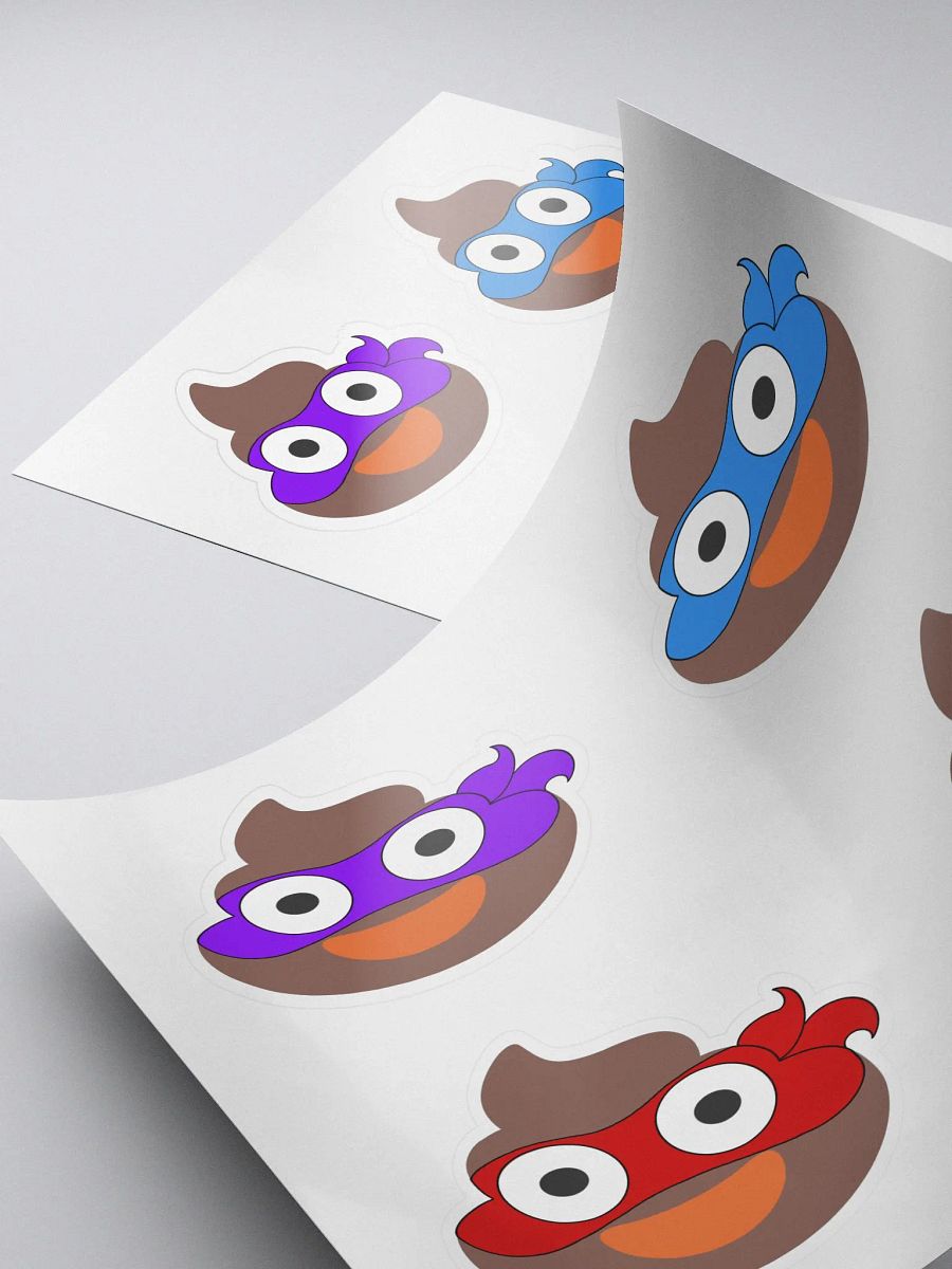 Ninja Poop Stickers product image (4)