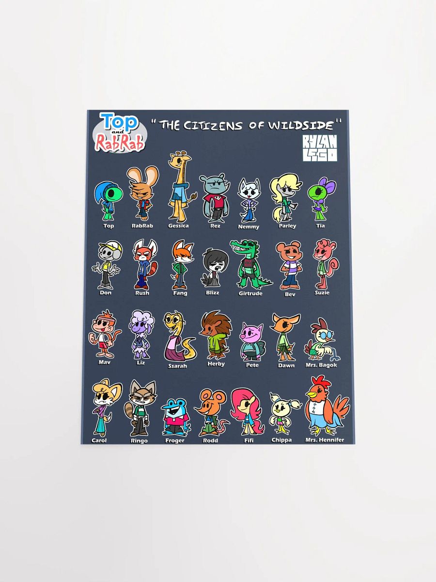 Top and RabRab Wildside Citizens Poster product image (4)