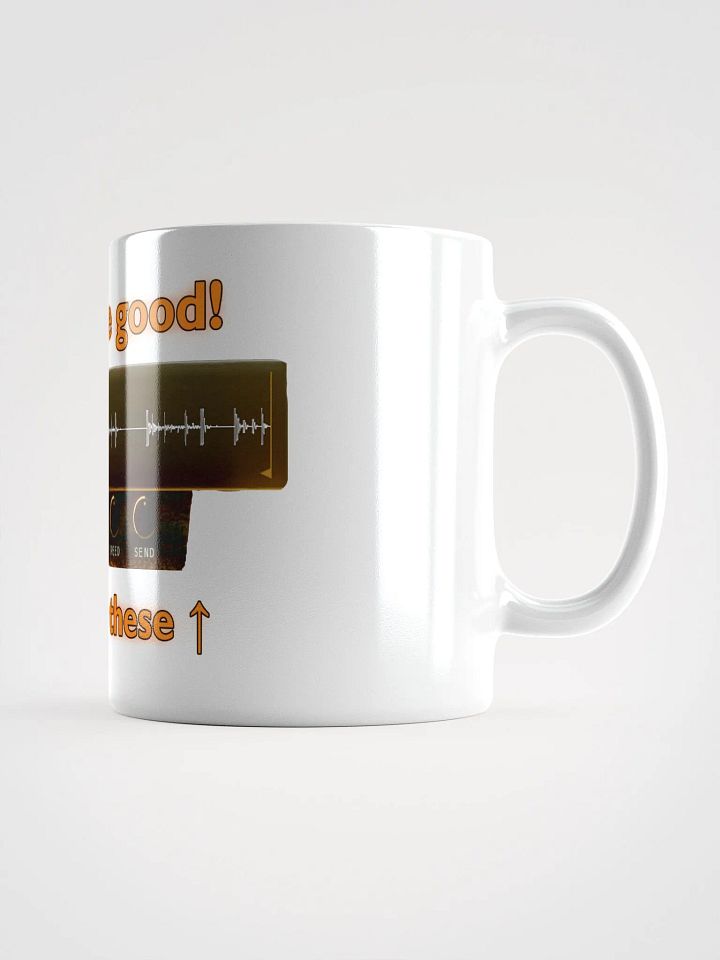 Loops are good! White Coffee cup product image (1)