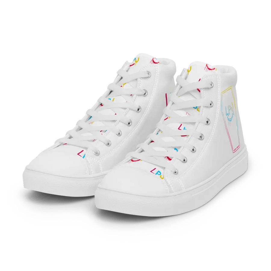LPJ White Canvas Hi-Top Shoes product image (8)