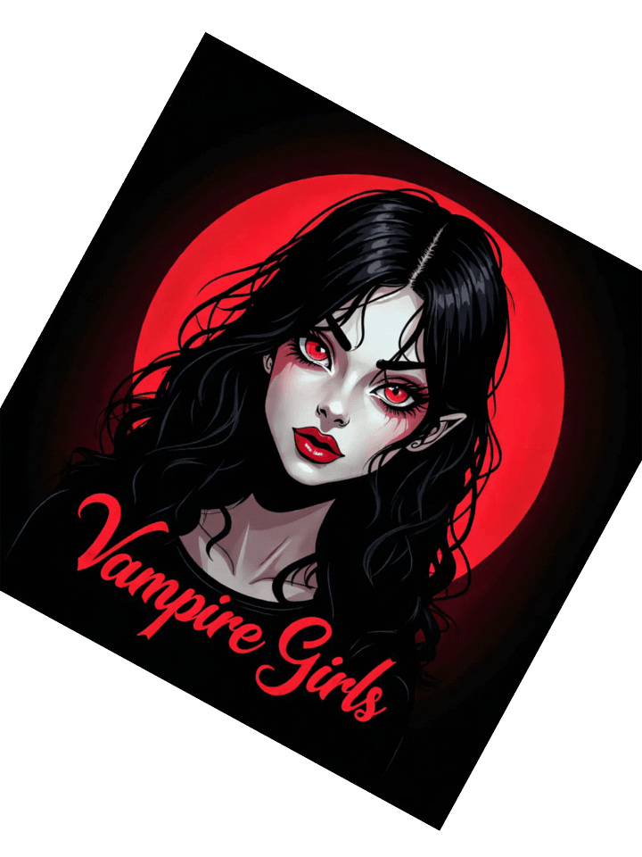 Vampire Girls Logo Sticker product image (2)