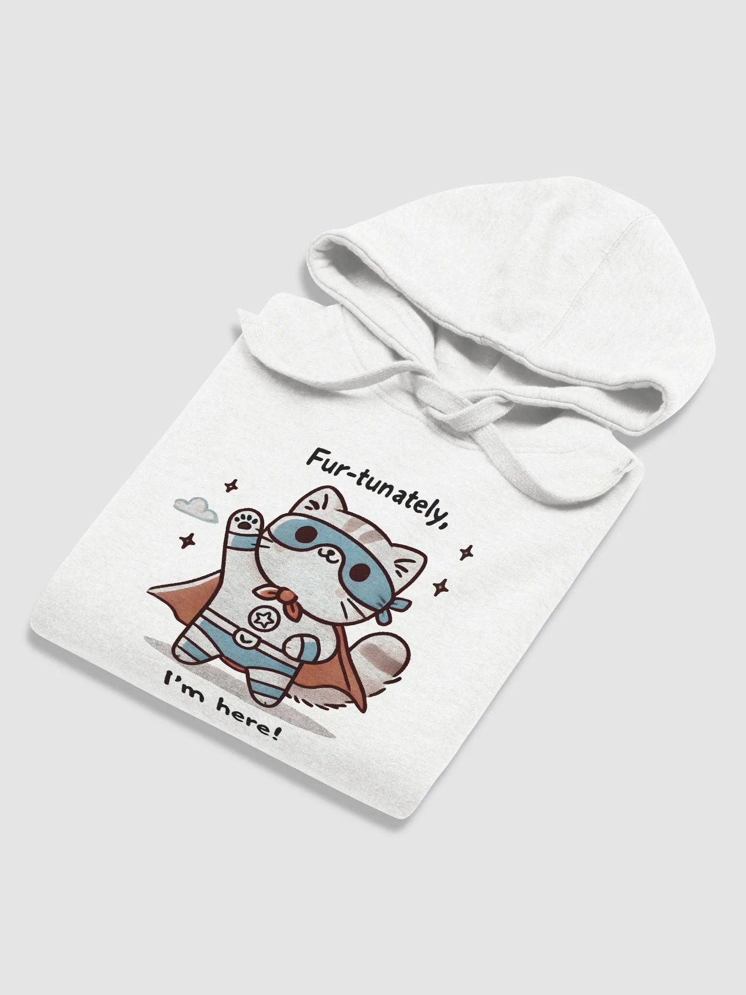 Fur-tunately I'm here hoodie product image (6)