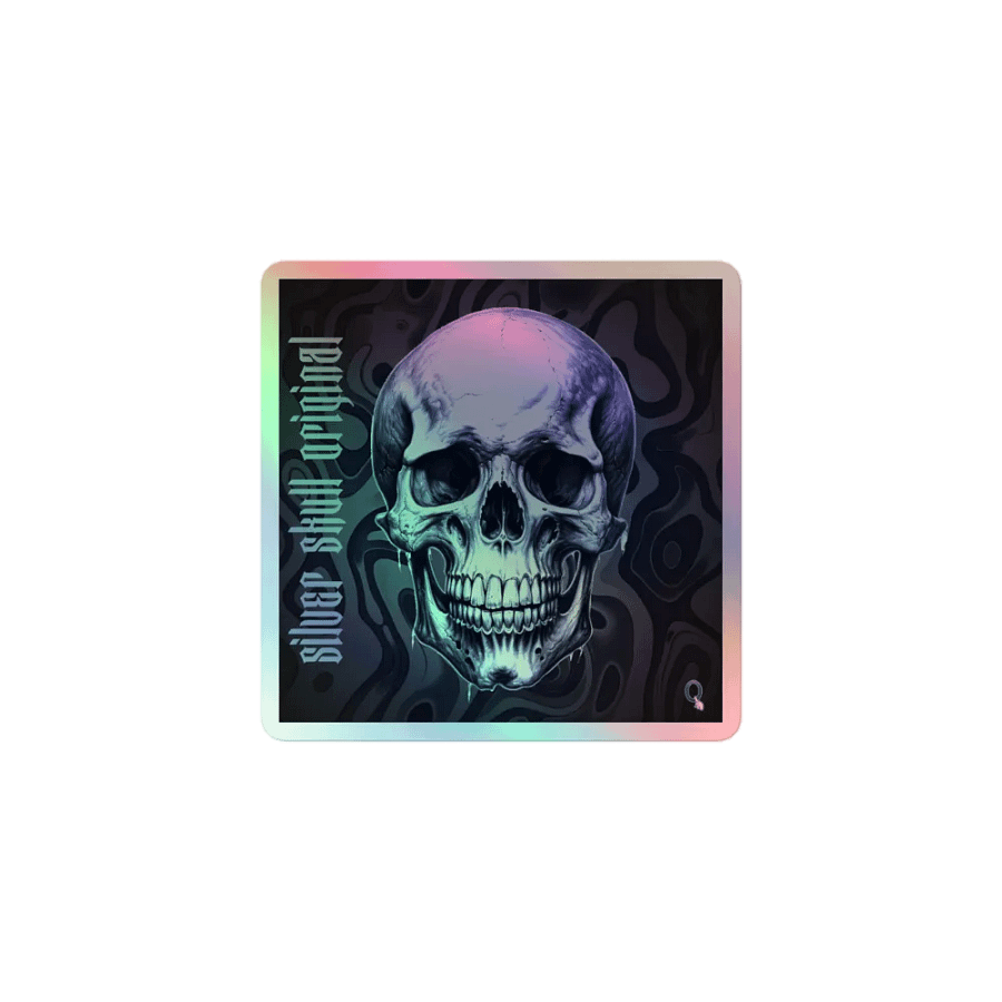 Silver Skull Member Sticker product image (1)