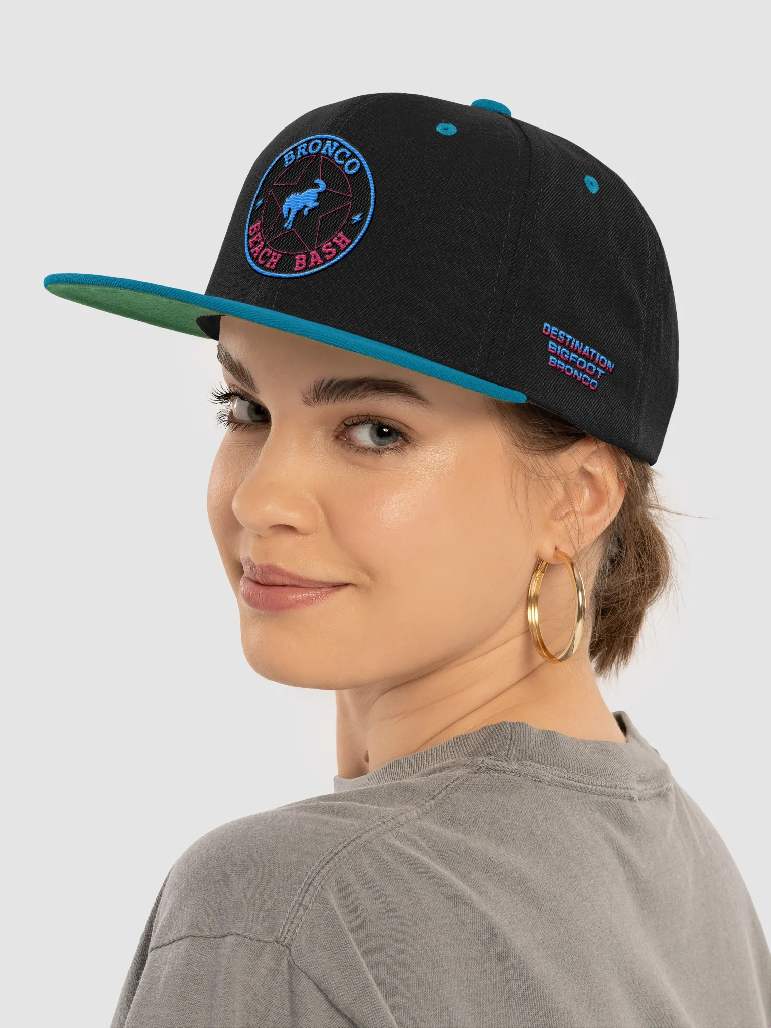 2025 Bronco Beach Bash Ocean City / Destination Bigfoot Bronco Collab Wool Blend Snapback (Multiple Colors Available) product image (81)