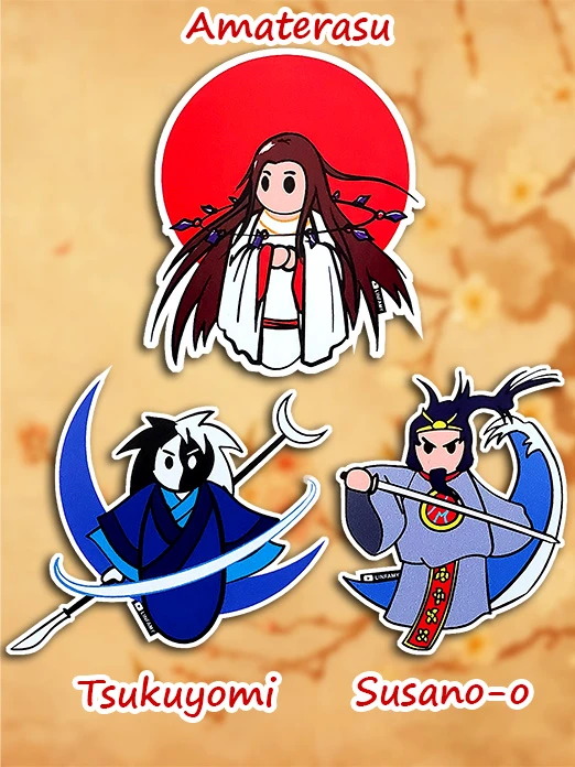 3-Pack Shinto Gods Stickers product image (1)