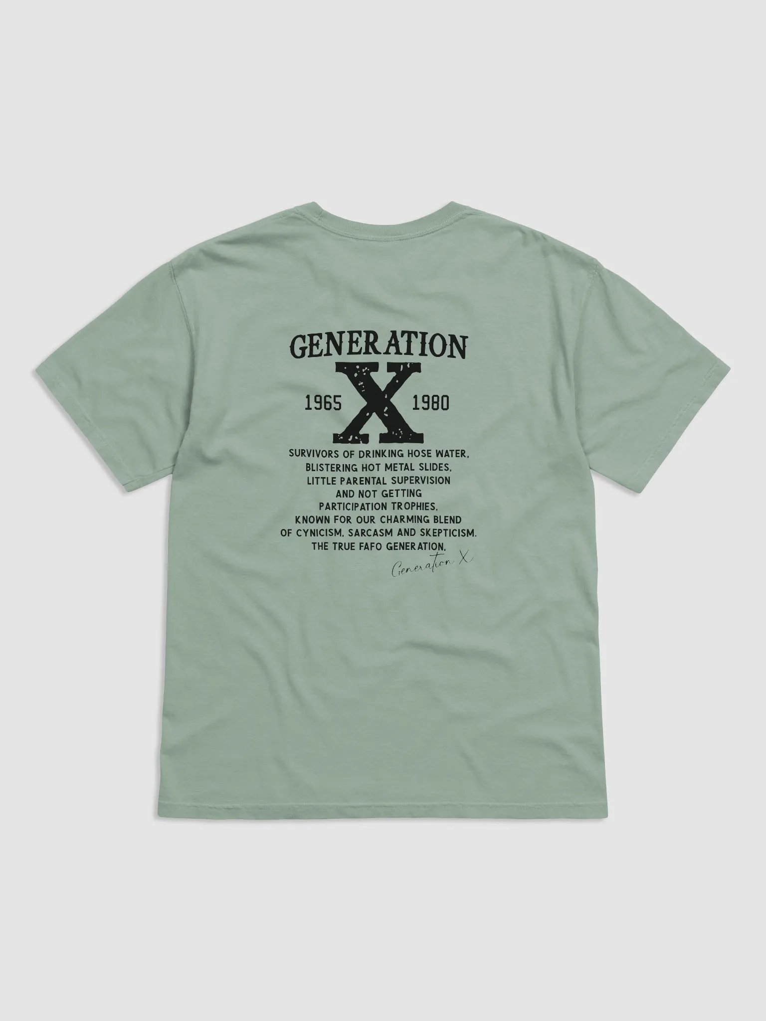 Comfort Colors. Generation X 1965-1980 Nostalgic Graphic T-Shirt product image (13)