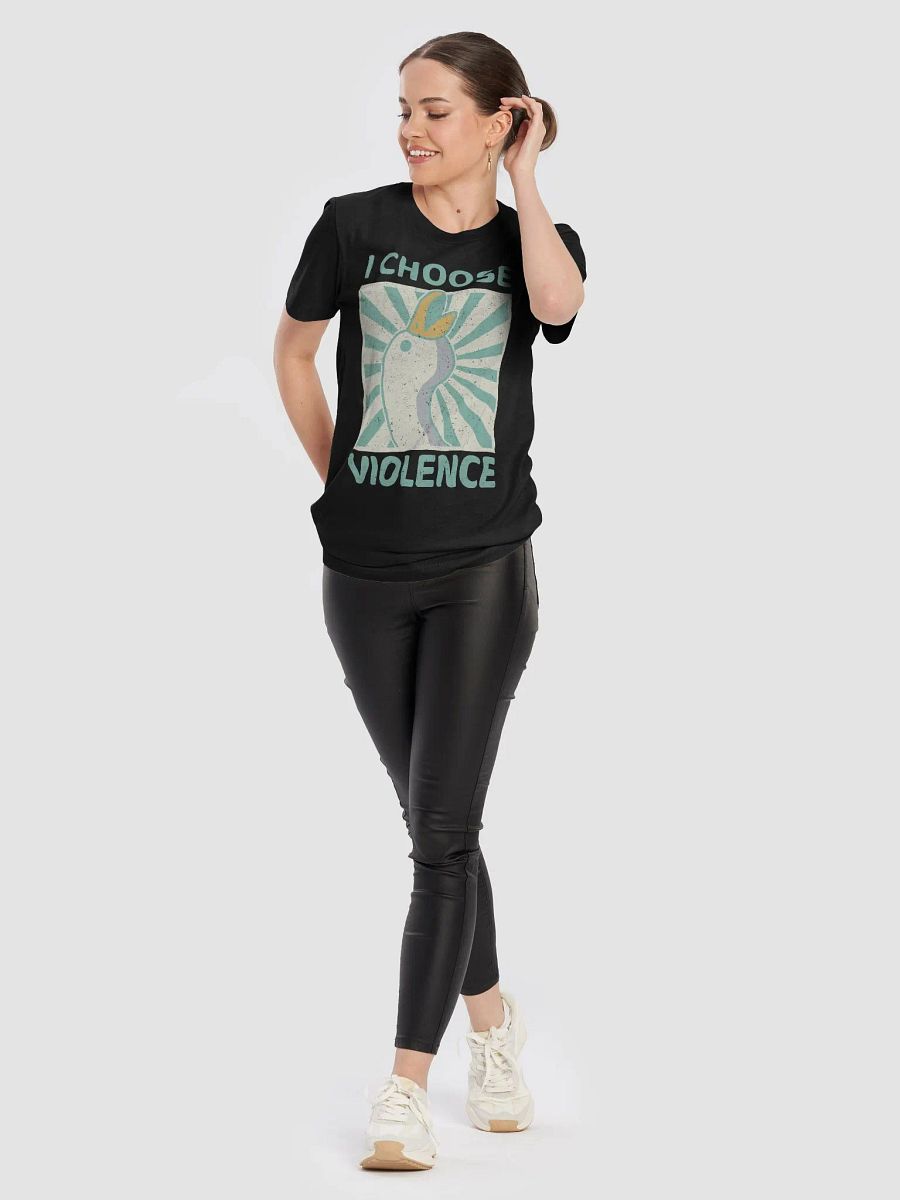 I Choose Violence Goose Honk Funny T-Shirt product image (64)