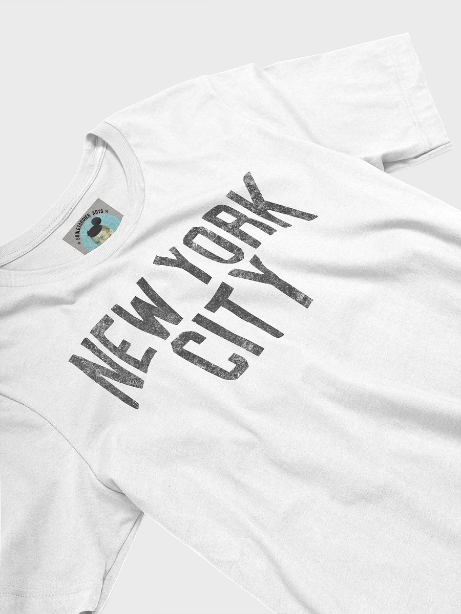 New York City Unisex T-shirt (Black text) product image (45)