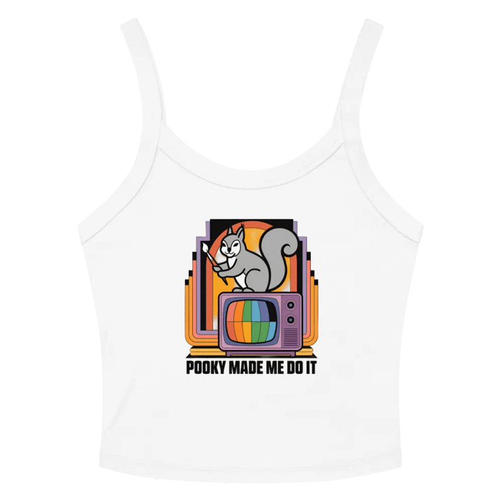 Pooky's Retro TV Paintbrush Tank product image (2)