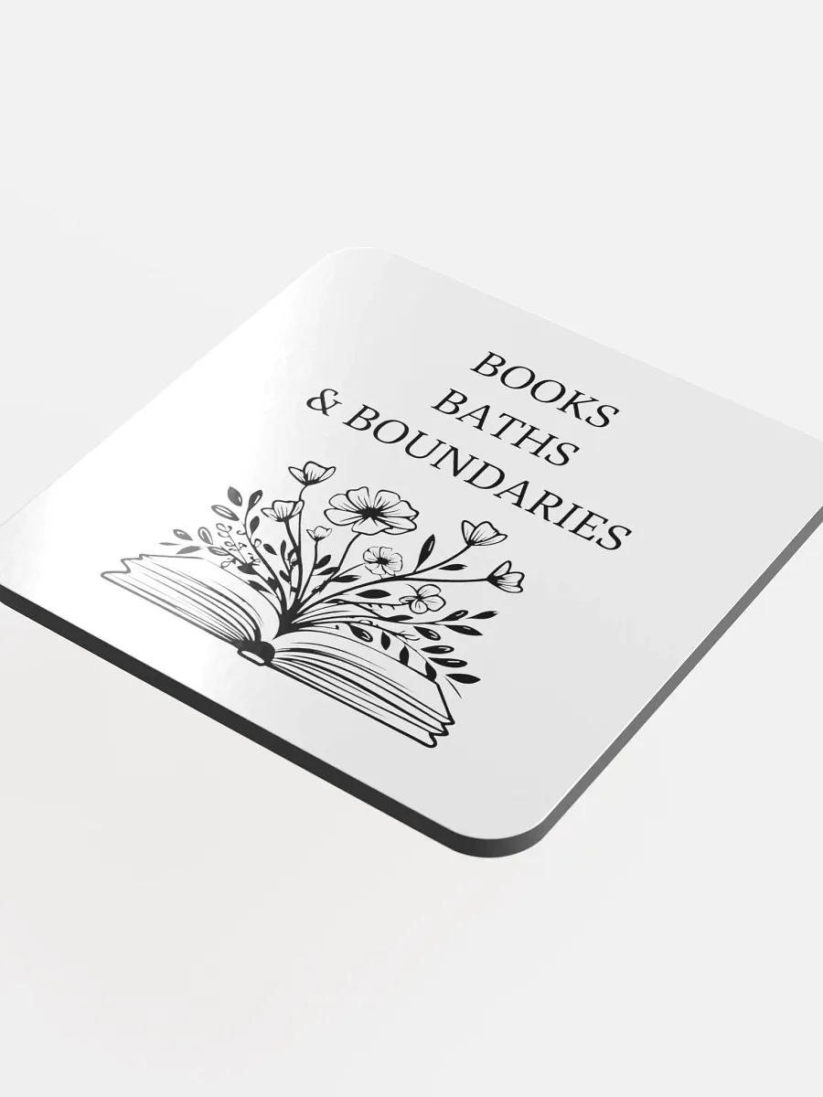 Books Baths and Boundaries Coaster product image (4)