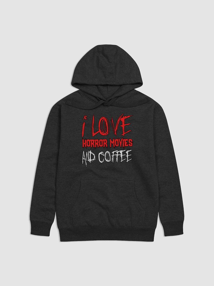 I Love Horror Movies And Coffee Hoodie product image (1)